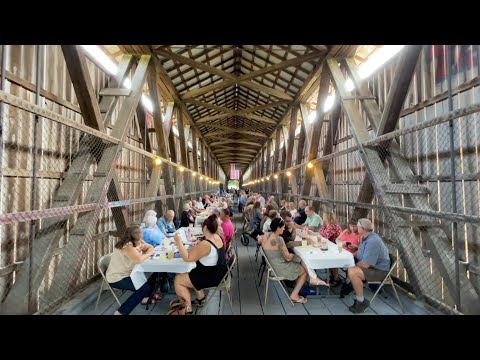 Homecoming at the Historic 1884 Covered Bridge